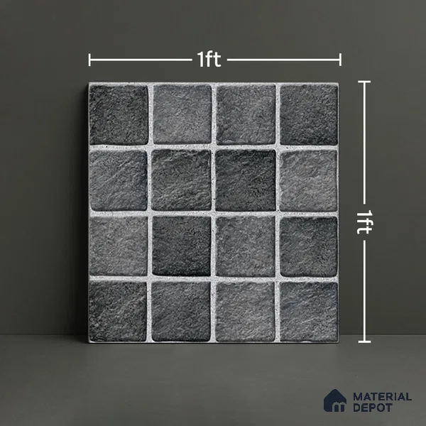 Marbles Wall & Floor Tile TL 07254 Roca 7004 1 ft x 1 ft Ceramic Matte Finish - 9 mm  | 2 mm Spacer is Mandatory (Sample)